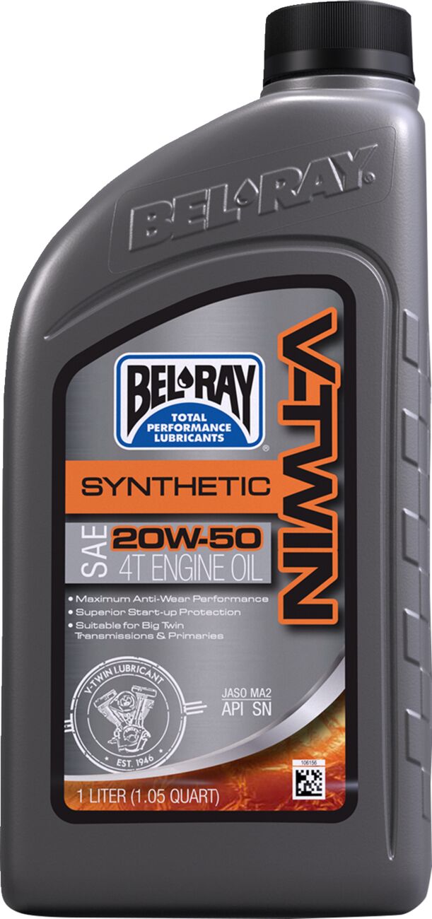 BEL-RAY OIL VTWIN SYNTHETIC 20W50 1L 303133150160