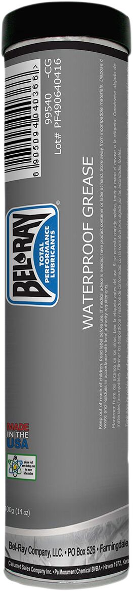 BEL-RAY GREASE WATERPROOF CARTRIDGE 99540-CG