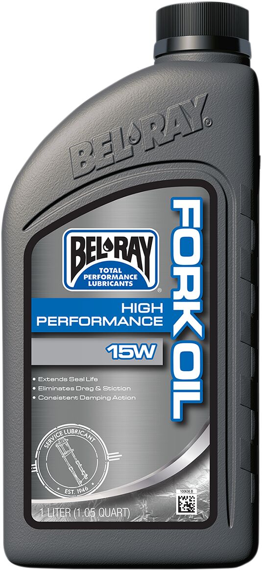 BEL-RAY OIL FORK HIGH PERF 15W 1L 99330-B1LW