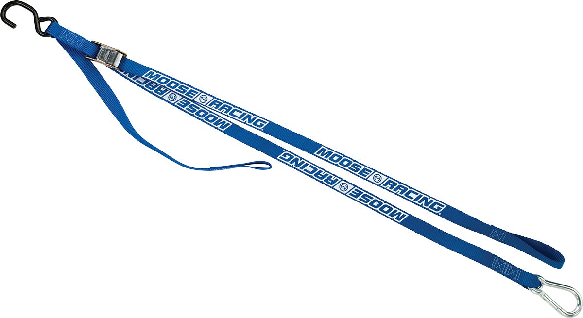 MOOSE OFFROAD HARD-PARTS TIE DOWN W/CARABINR&SH BL 3920-0356