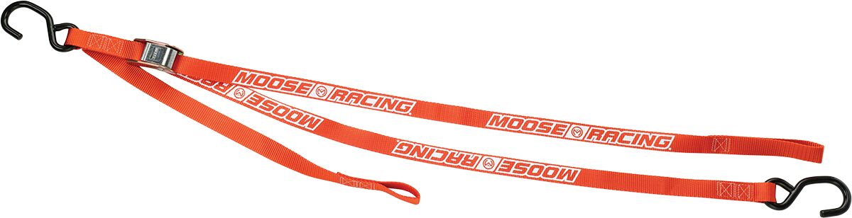 MOOSE OFFROAD HARD-PARTS TIE DOWN W/SOFTTIE ORANGE 3920-0358