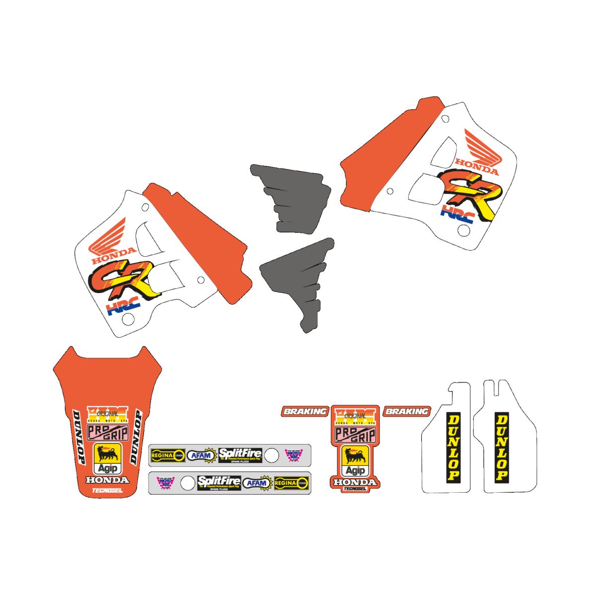 TECNOSEL GRAPHIC KIT TEAM HONDA 91 21V00