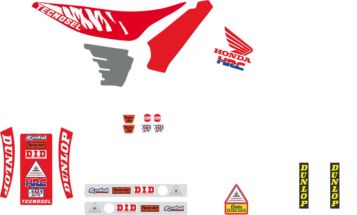 TECNOSEL GRAPHIC KIT HONDA USA 91 21V01