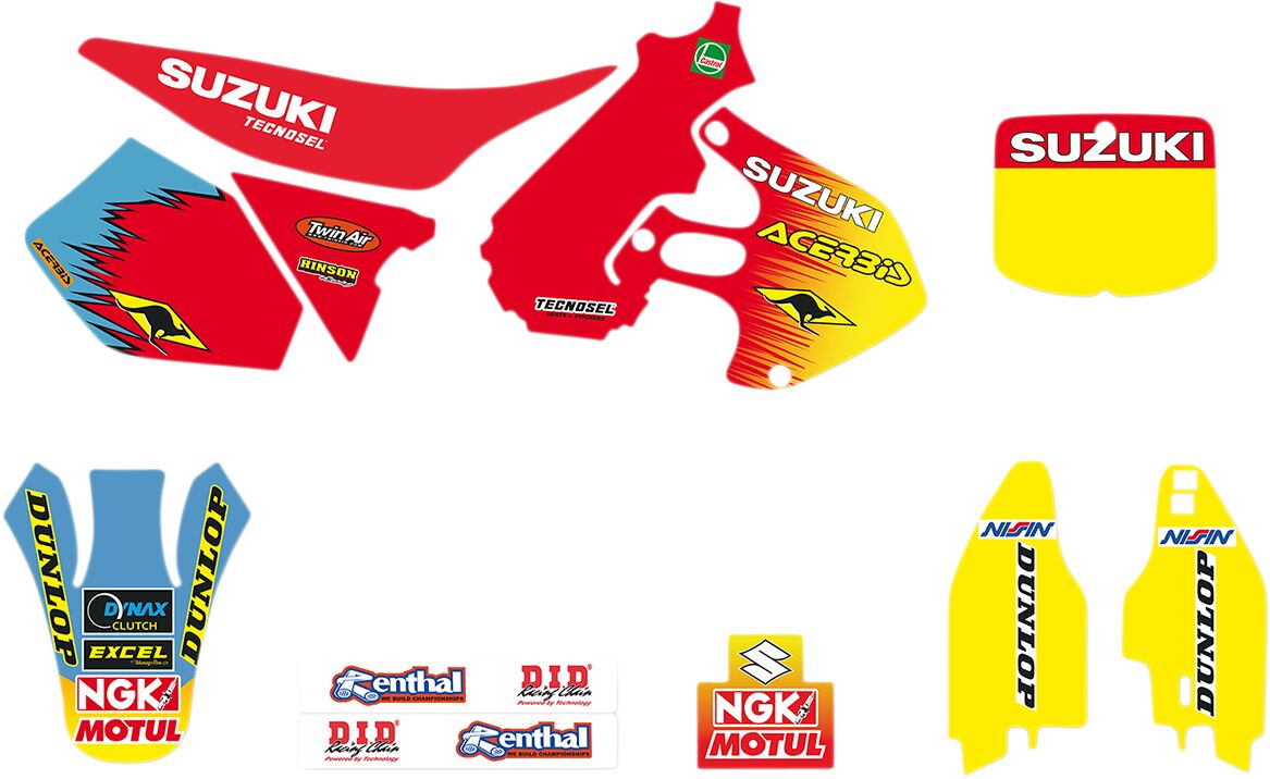 TECNOSEL GRAPHIC KIT TEAM SUZ 99 23V03