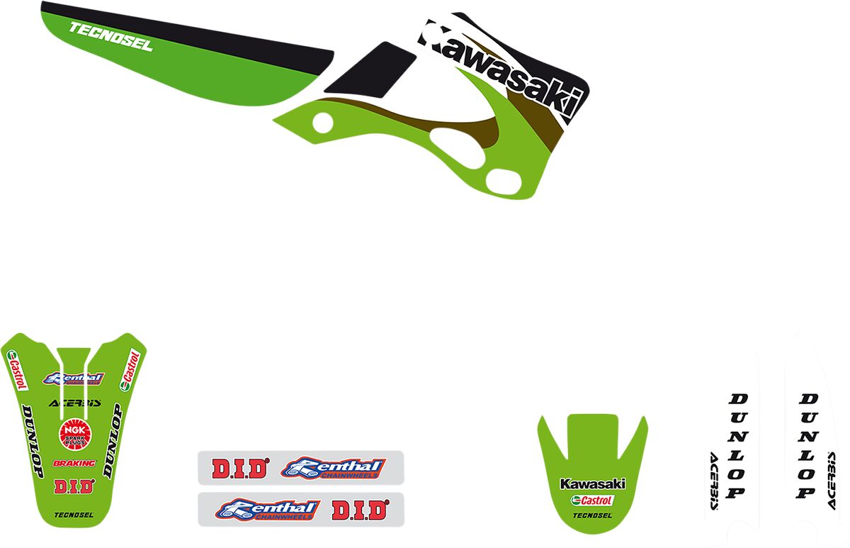 TECNOSEL GRAPHIC KIT OEM KAWA 2000 24V03