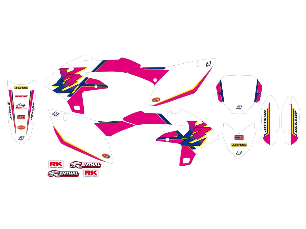 BLACKBIRD RACING GRAPHIC KIT RETRO YZF 23 2252AA