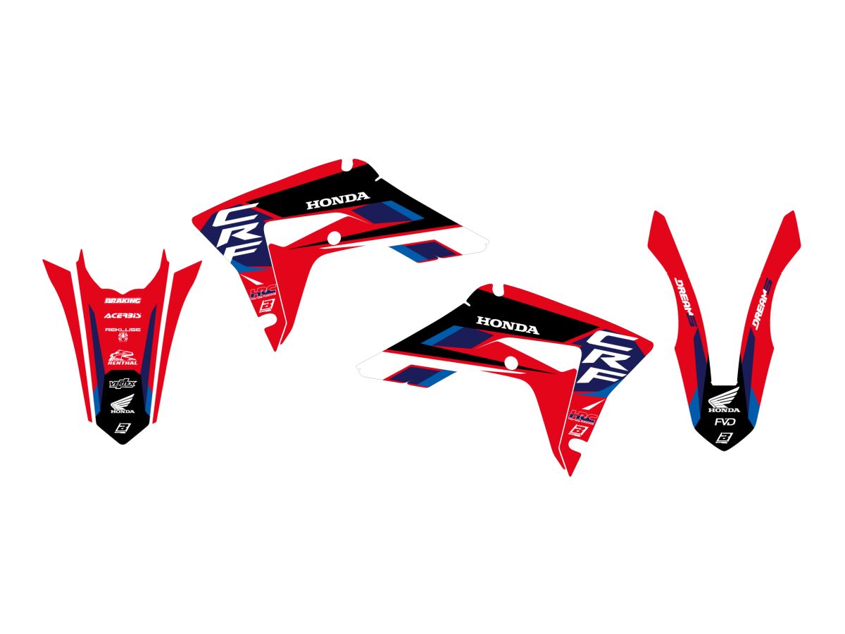 BLACKBIRD RACING GRAPHIC KIT DREAM 5 CRF250 18- 2146AB