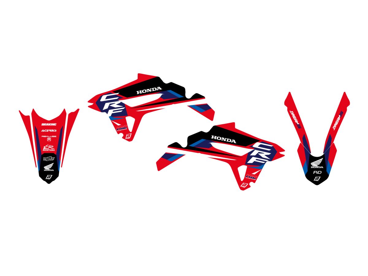 BLACKBIRD RACING GRAPHIC KIT DREAM 5 CRF450 21- 2148AB