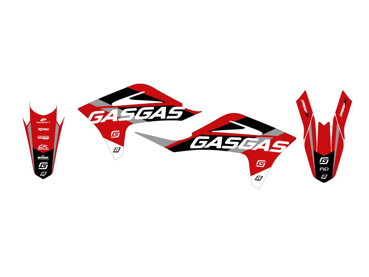 BLACKBIRD RACING GRAPHIC KIT DREAM 5 GASGAS 21- 2908AB