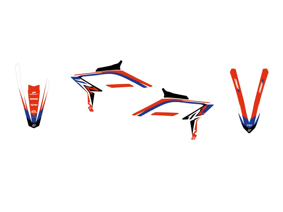 BLACKBIRD RACING GRAPHIC KIT DREAM 5 BETA RR 23 2B08AB