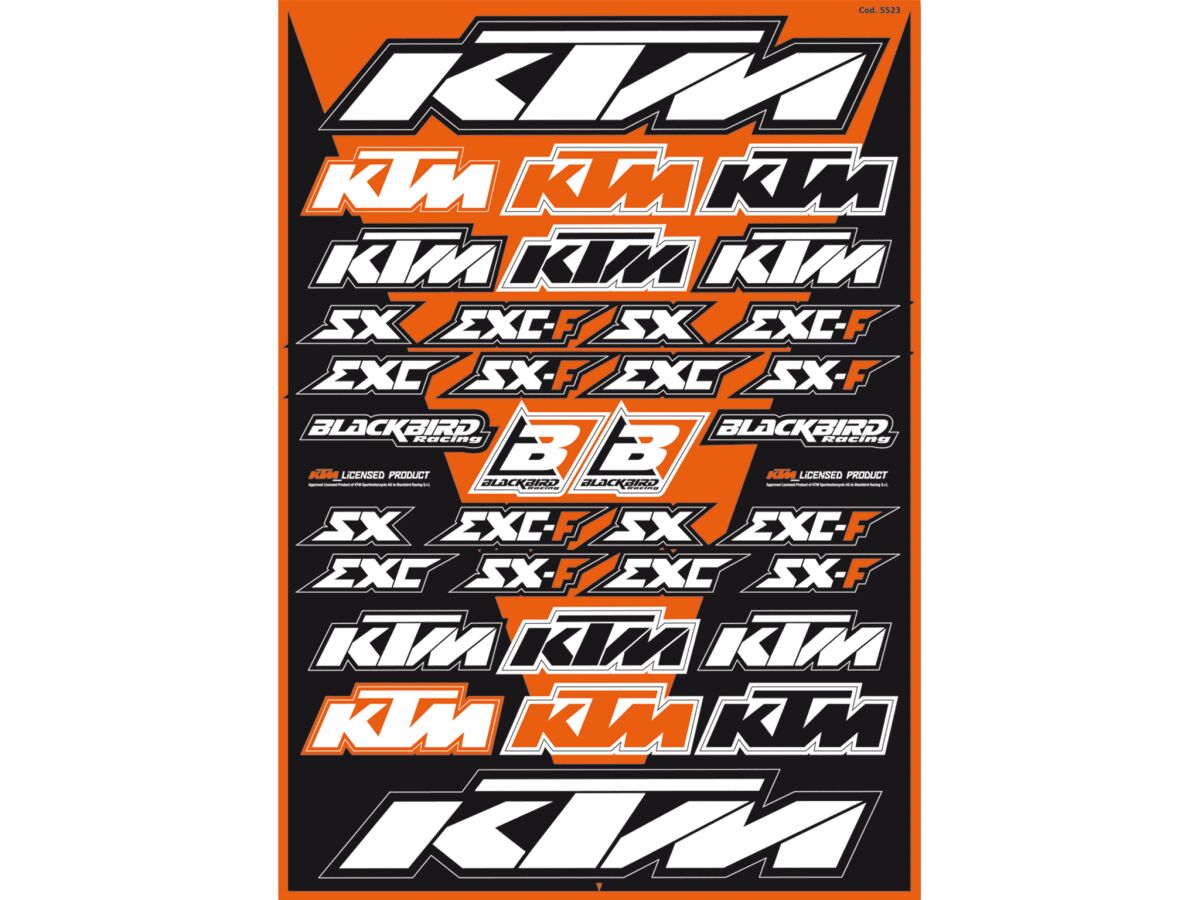BLACKBIRD RACING DECAL LOGO KIT KTM 5523
