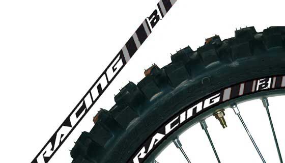 BLACKBIRD RACING RIM DECAL GREY 5081/20