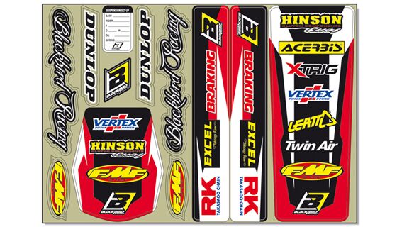 BLACKBIRD RACING DECAL LOGO KIT RD 5139
