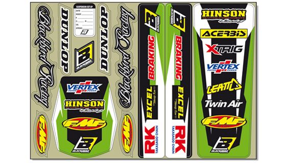 BLACKBIRD RACING DECAL LOGO KIT GN 5428