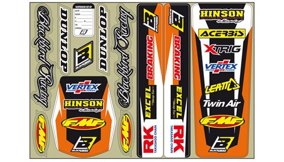 BLACKBIRD RACING DECAL LOGO KIT OR 5525