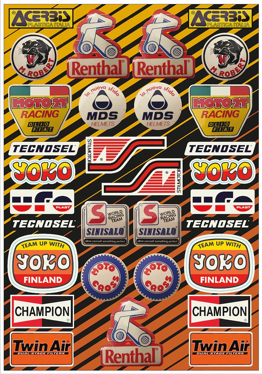 TECNOSEL STICKERS SHEET TECNOSEL 5076V