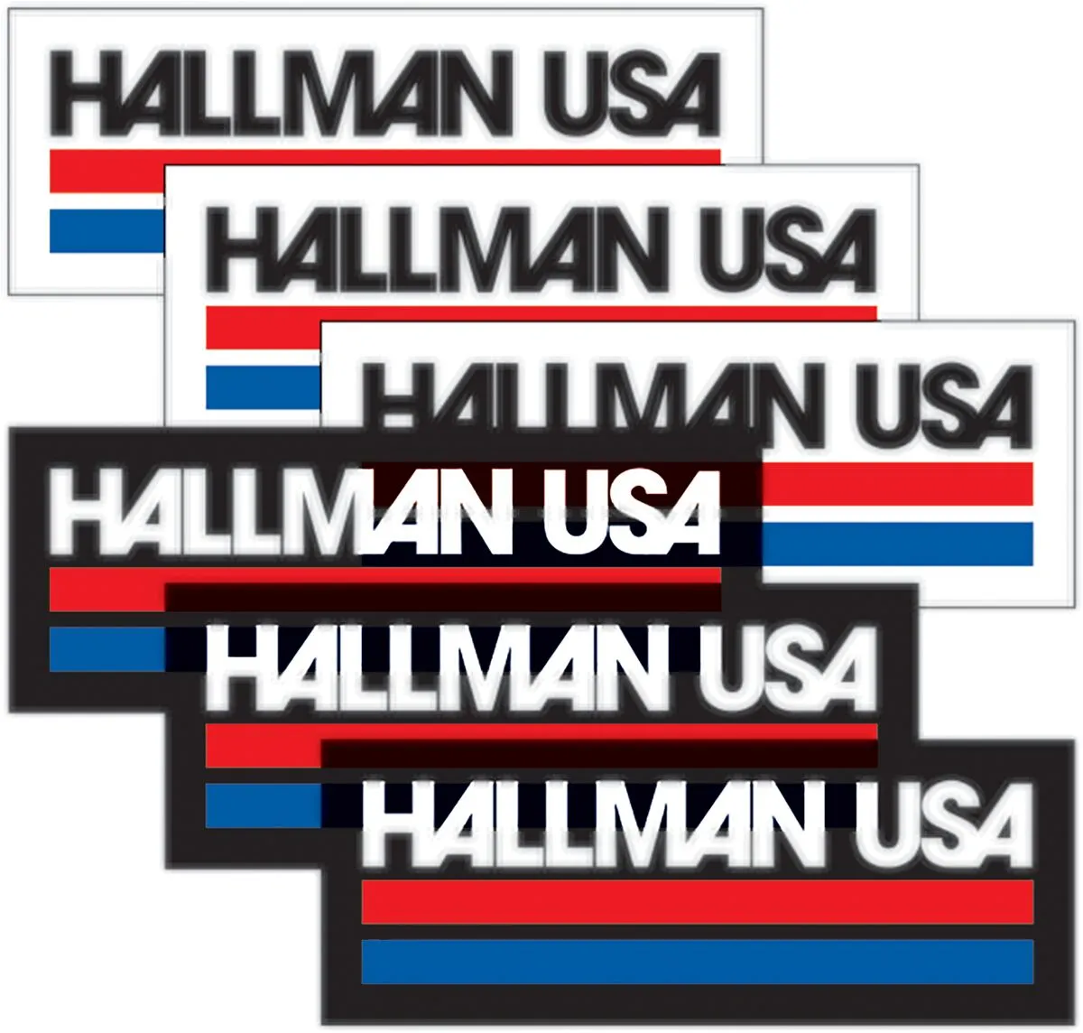 THOR-HALLMAN DECAL HALLMAN USA 6PK 4320-2457