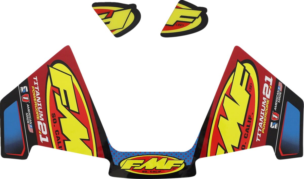 FMF DECAL PC2.1 TITANIUM(3PC) 014950