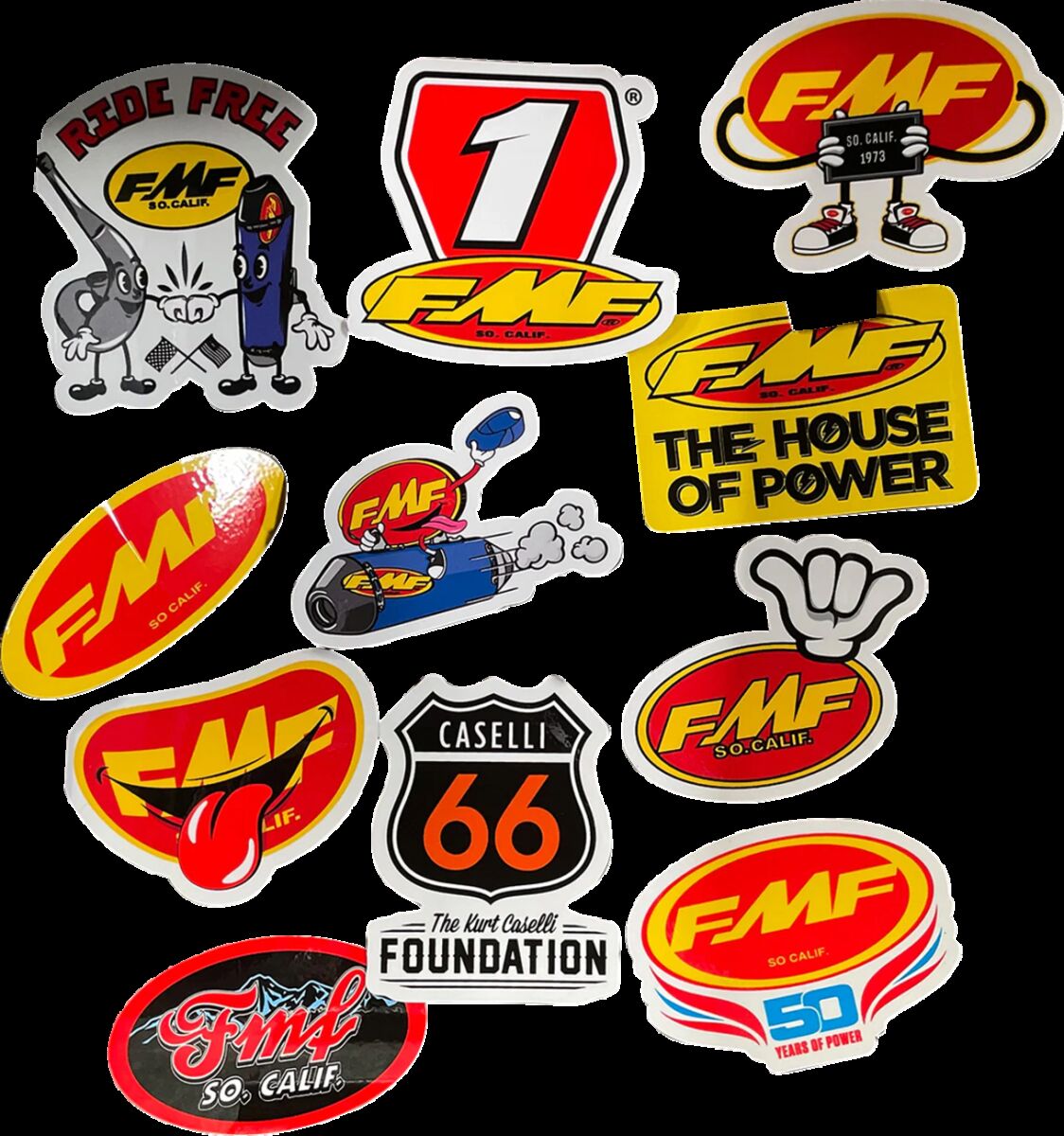 FMF DECAL STICKER PACK GO FAST HAV 012518