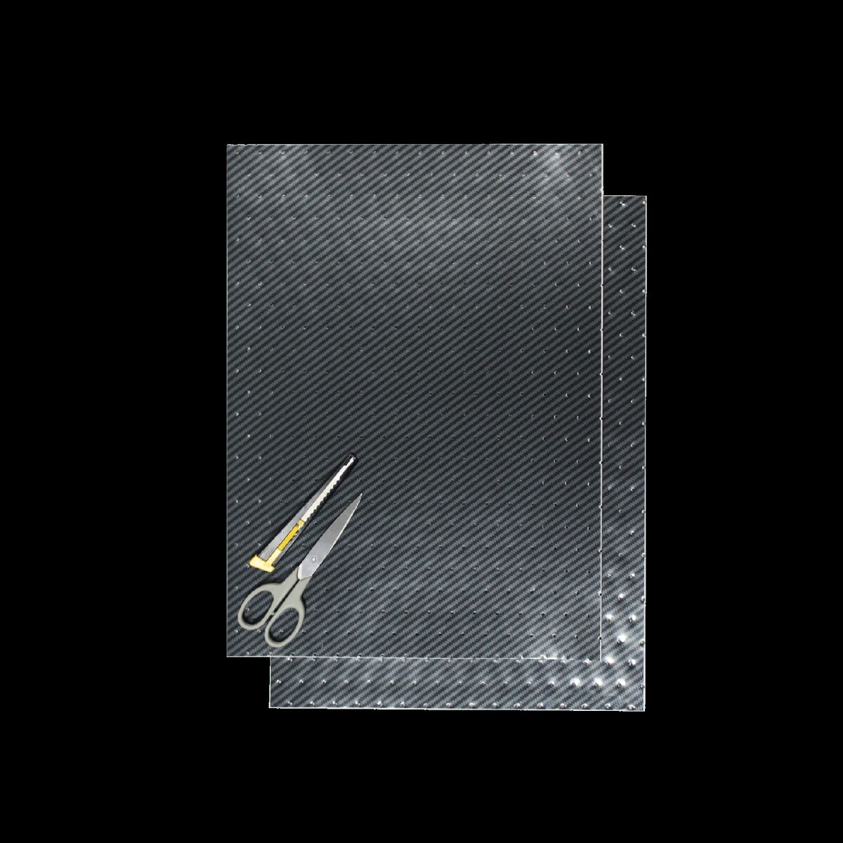 BLACKBIRD RACING STICKER SHEET CARBON 2PCS WITH 5004