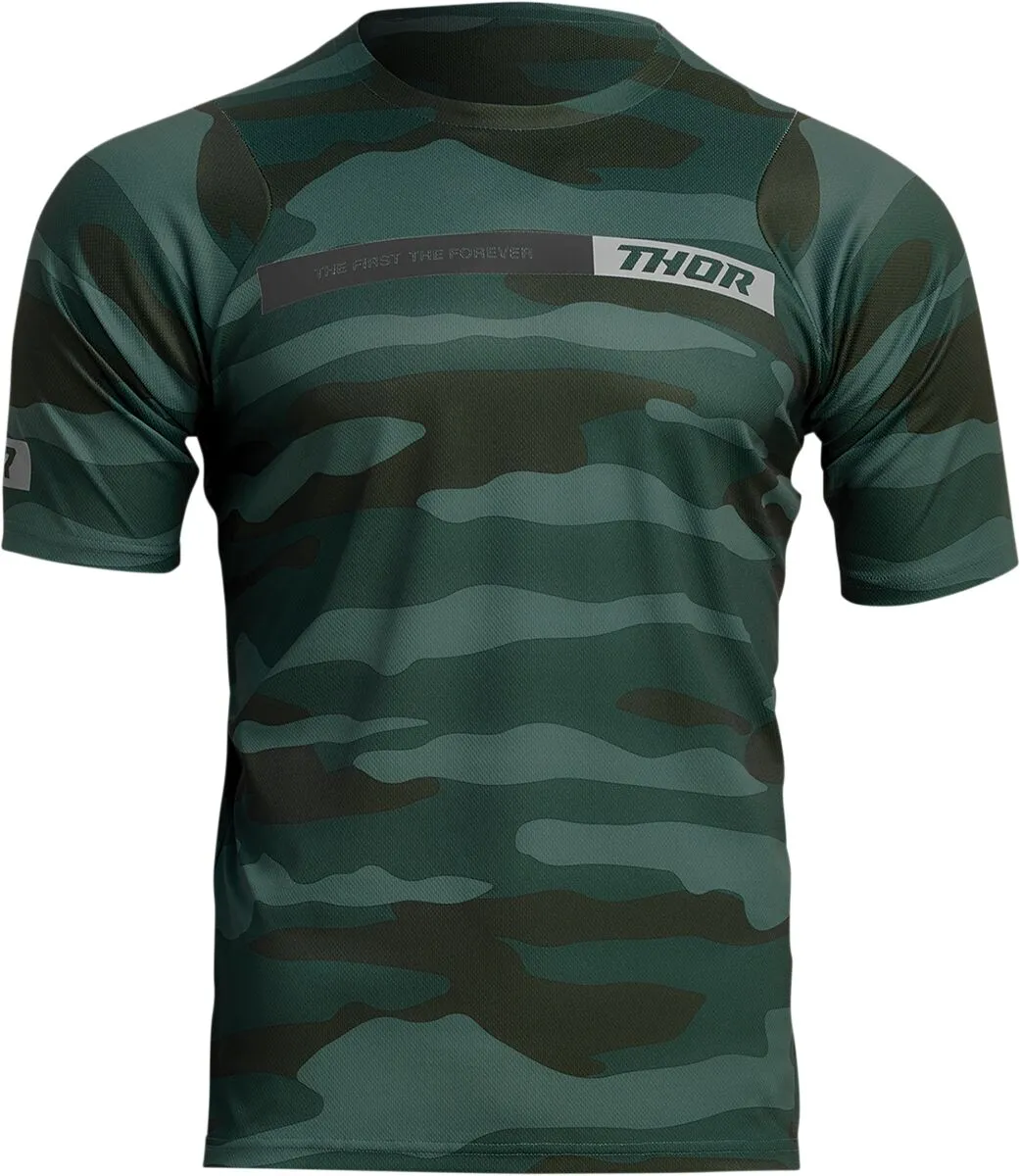 THOR JRSY ASIST SS CAMO GN XS 5020-0019