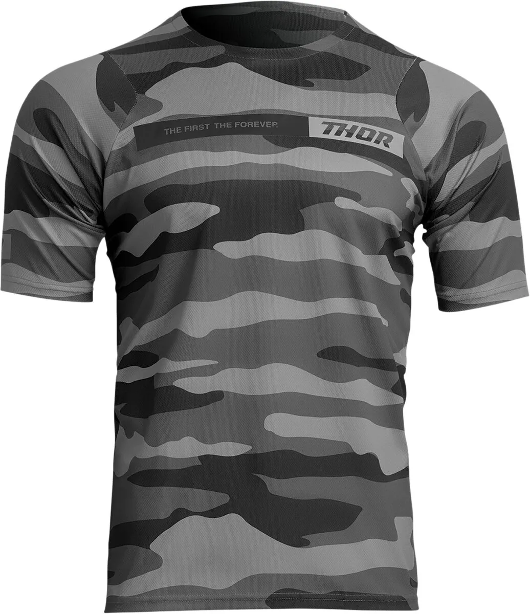 THOR JRSY ASIST SS CAMO GY SM 5020-0026