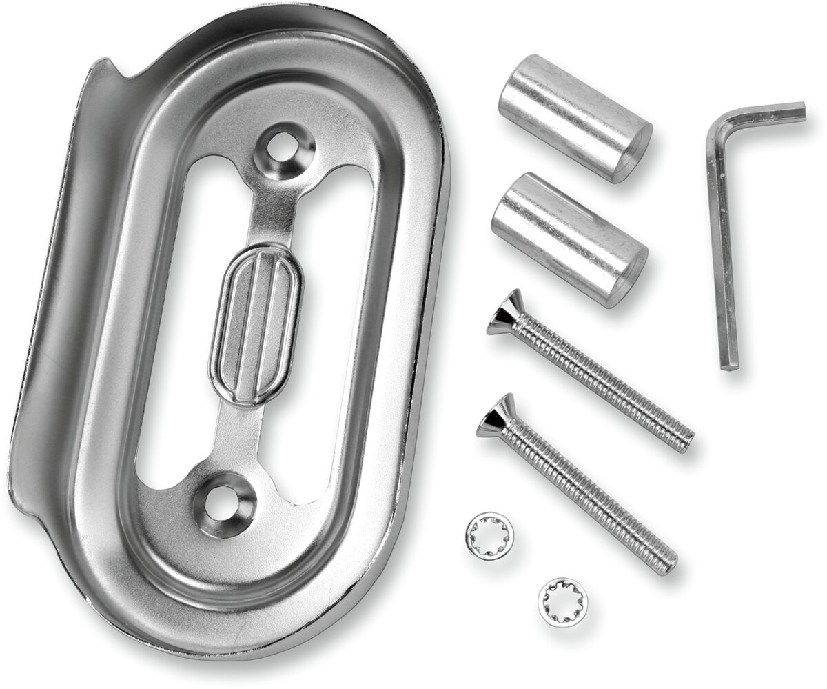 DRAG SPECIALTIES CHROM REGCOVER 91-03 FXD 19-0390