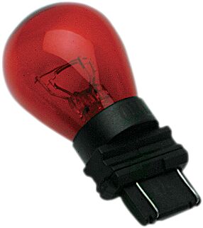 DRAG SPECIALTIES WEDGE BULB RED DUAL S8-3157R-BC139