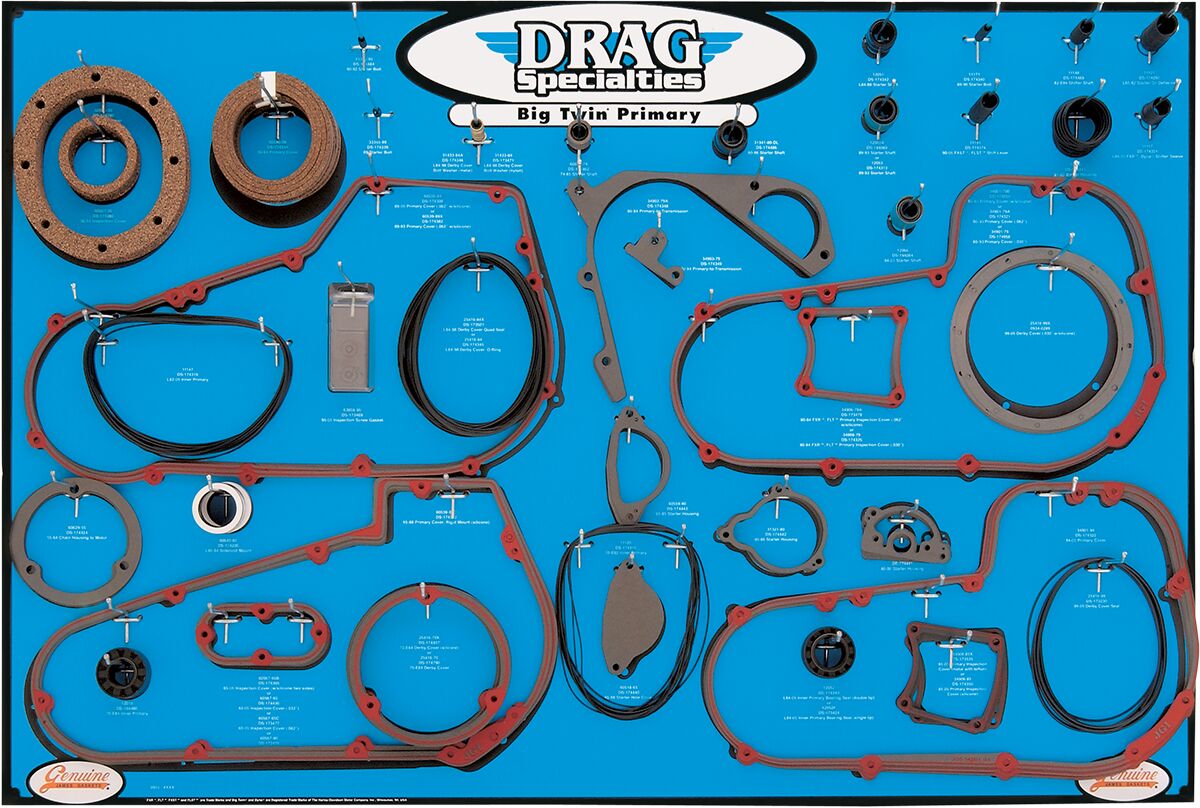 DRAG SPECIALTIES DISPLAY GASKET BIG TWIN 9903-0101