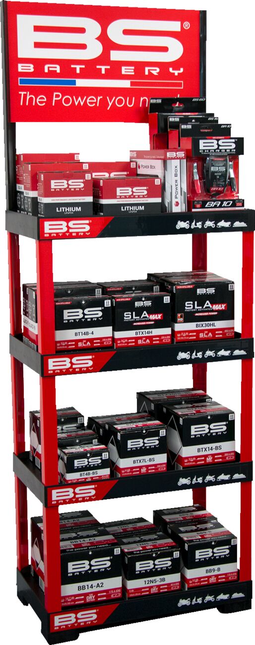 BS BATTERY DISPLAY BATTERY RACK 900075