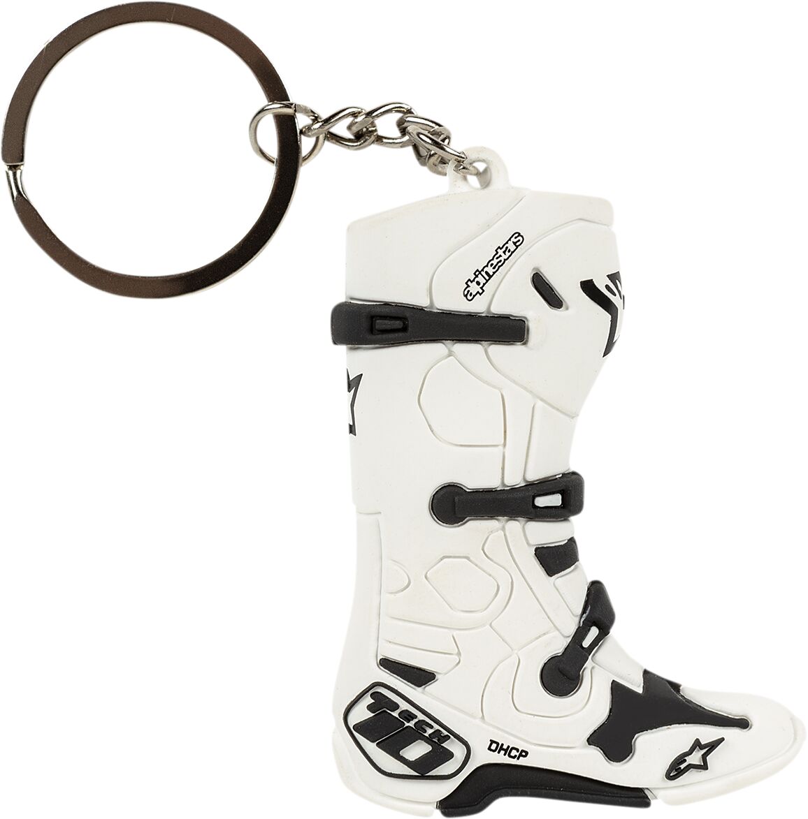 ALPINESTARS (CASUALS) KEY FOB TECH 10 BOOT WHITE 1230-94000-20