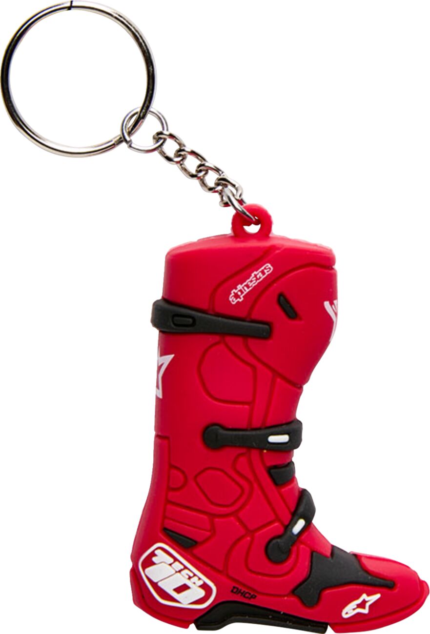 ALPINESTARS (CASUALS) KEY FOB TECH 10 BOOT RED 1230-94000-30
