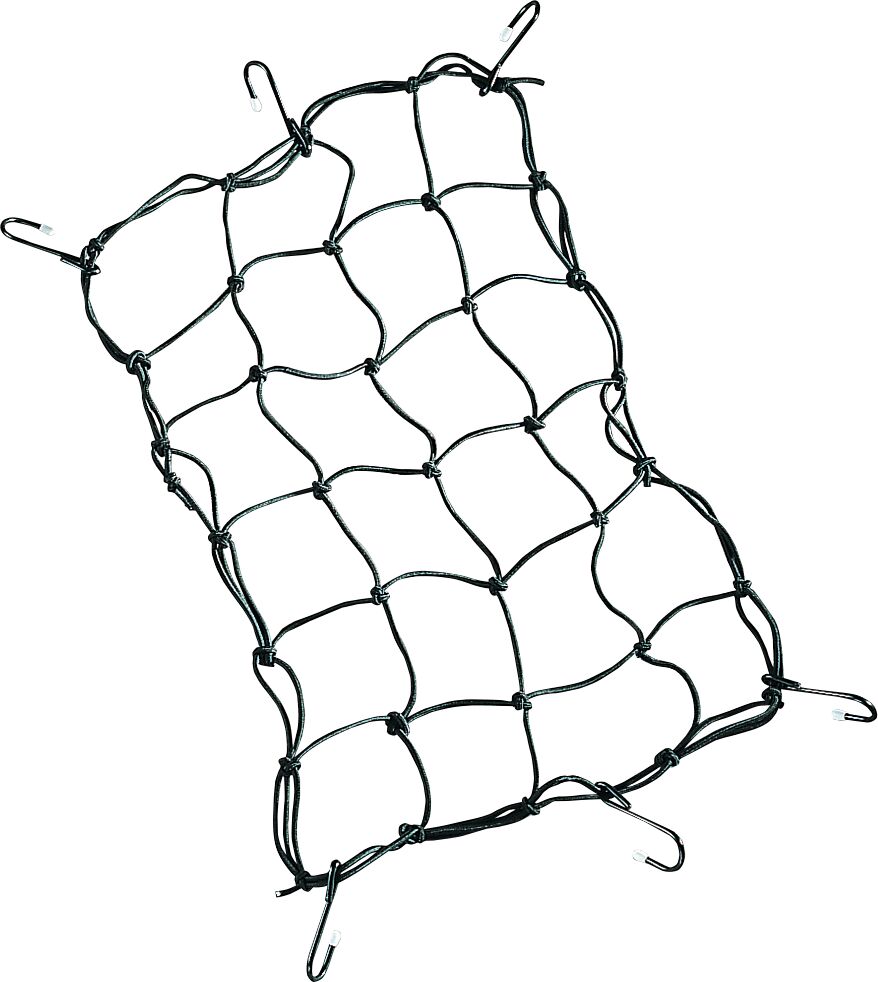 DRAG SPECIALTIES 12 X 17 CARGO NET BLACK 6 10-6101B-HC4