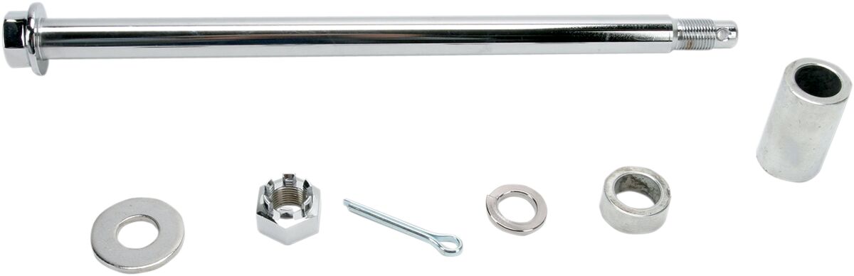 DRAG SPECIALTIES AXLE REAR CHR 00-07 S/TAIL 16-0304-BC520