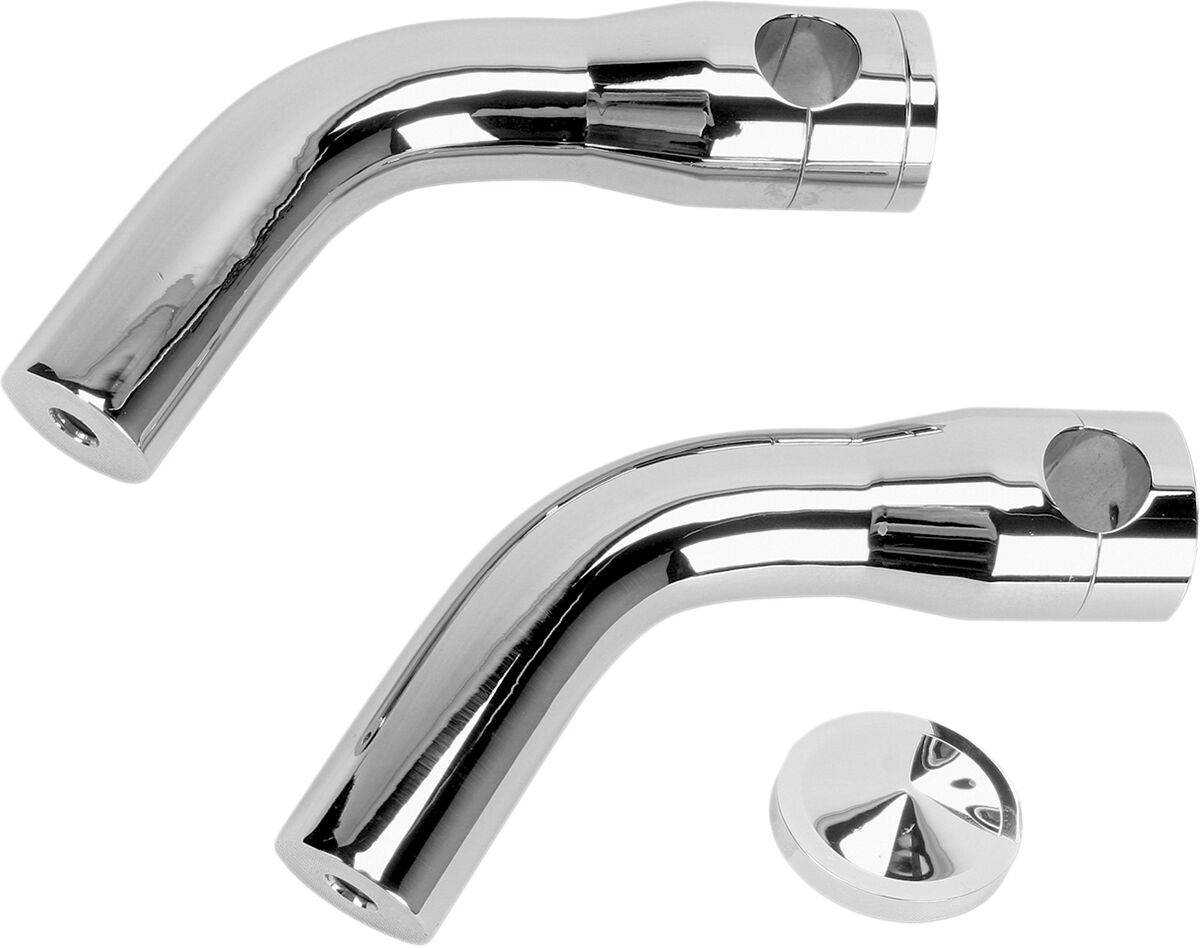 ACCUTRONIX 6 PULLBACK RISERS CHROME HRP1356-C
