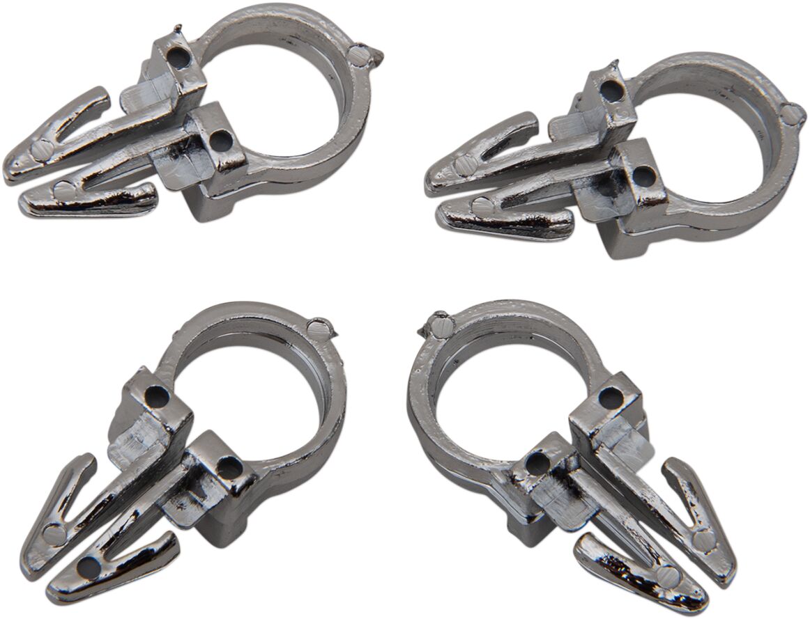 DRAG SPECIALTIES 3/8 CHR HNDLBR WIRE CLPS 31-0001-4-HC3