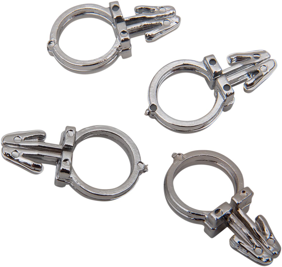 DRAG SPECIALTIES 1/2 CHR HNDLBR WIRE CLPS 31-0002-4-HC3