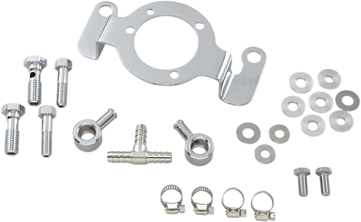 DRAG SPECIALTIES AC BRKT W/BREATHR 93-17BT 120049-BC315