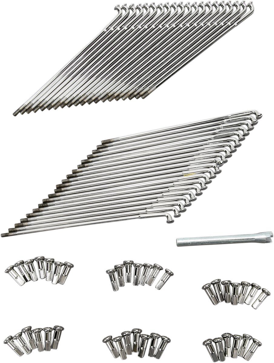 DRAG SPECIALTIES CHR SPOKES STL HUB 19D-C 16-0503-BC629