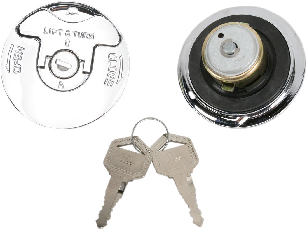 DRAG SPECIALTIES LOCK GAS CAPS VENT N/VENT 011549-BX-LB1